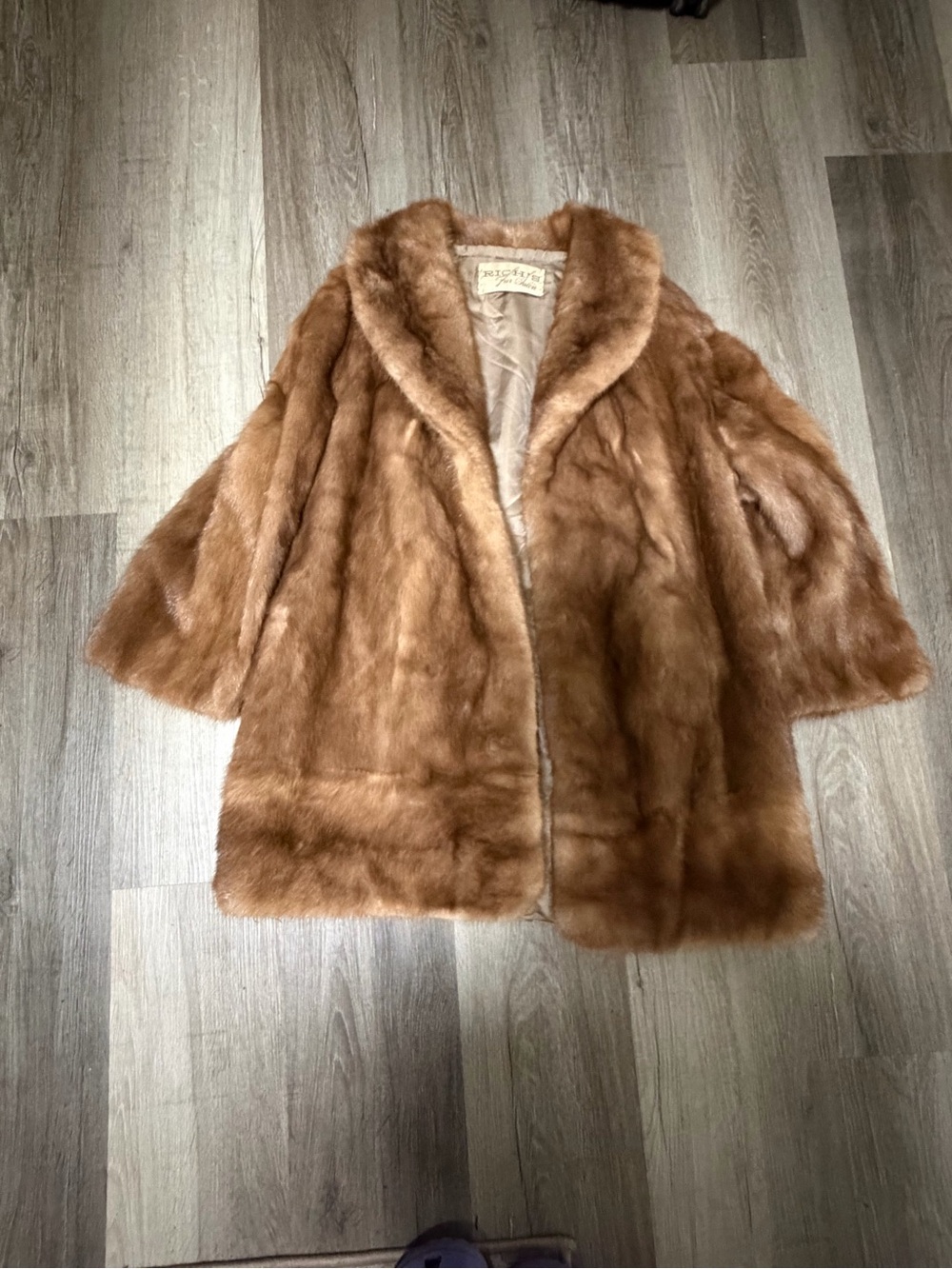 Classic Women's Faux Fur Coat - Brown